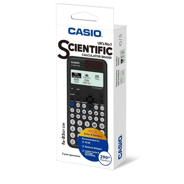 Casio Scientific Calculator Twin Powered FX85GTX | FX-85GTCW - Choice Stores