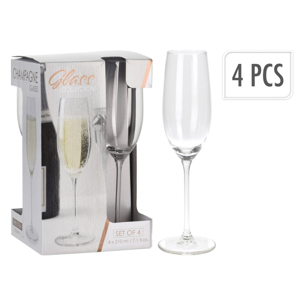Champagne Glasses | Pack of 4 - Choice Stores