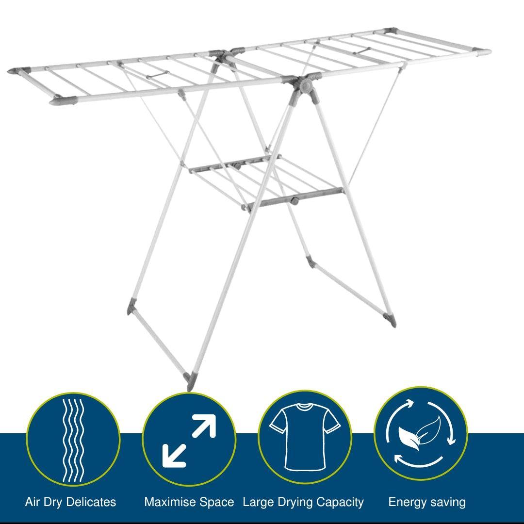 Choice Essentials 21 Rail Foldable Clothes Airer - Choice Stores