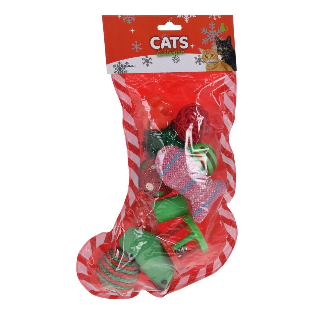 Christmas Cat Toy Stocking | Filled with Toys - Choice Stores