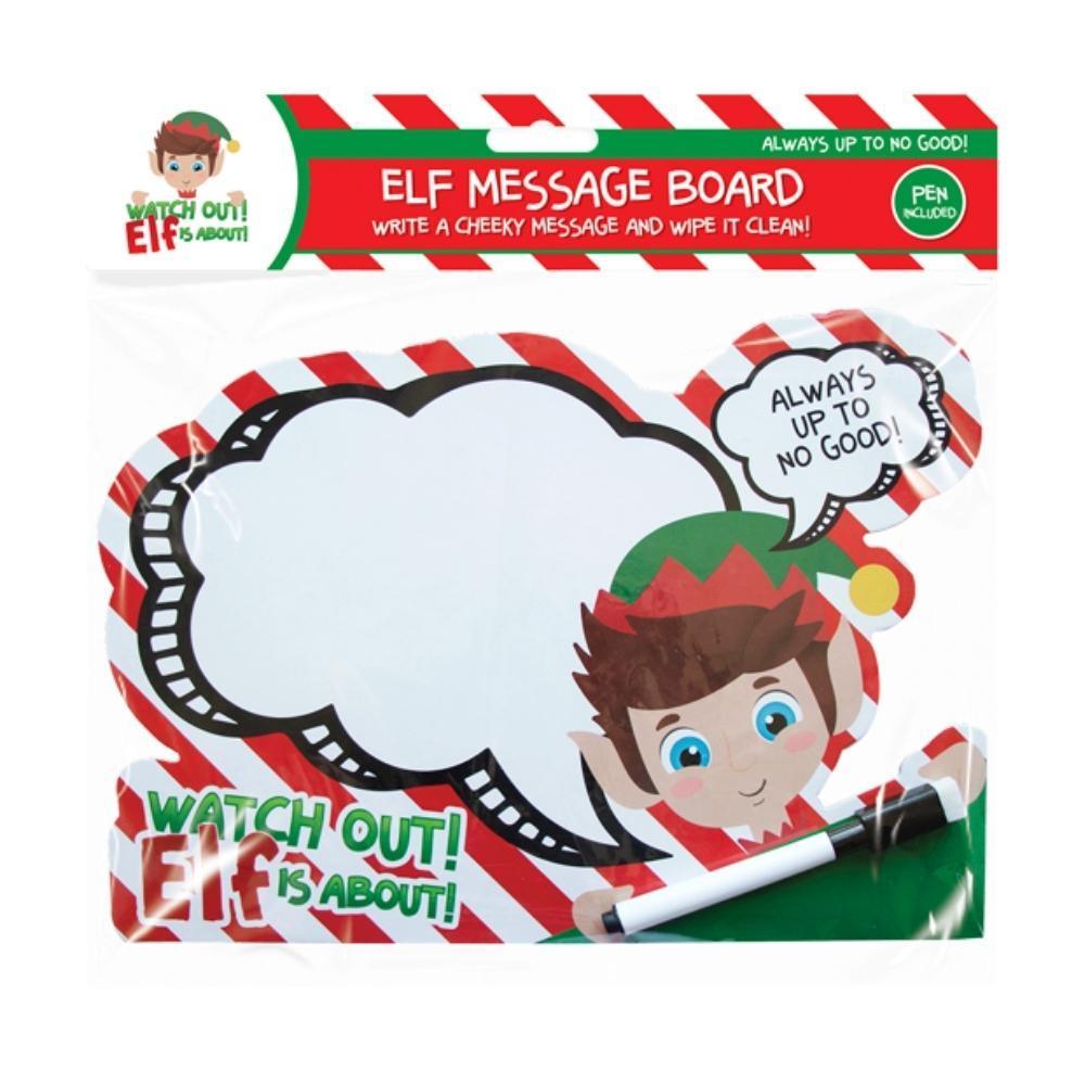 Christmas Elf Wipe Clean Message Board | Includes Marker & Eraser - Choice Stores