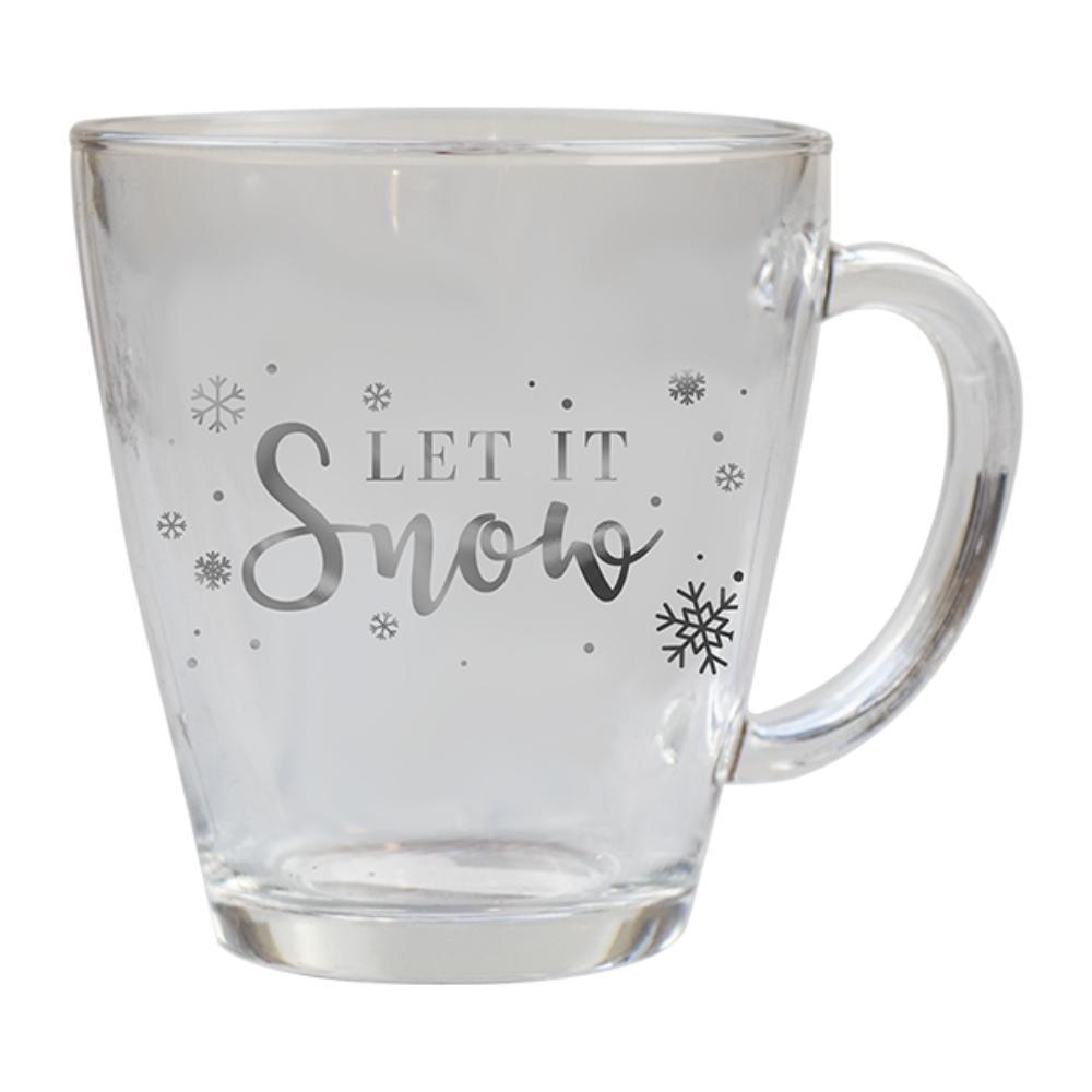 Christmas Let It Snow Mulled Wine Glass Mug - Choice Stores