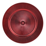 Christmas Metallic Red Serving Plate | 33cm - Choice Stores