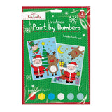 Christmas Paint by Numbers Activity Kit | 2 Sheets - Choice Stores