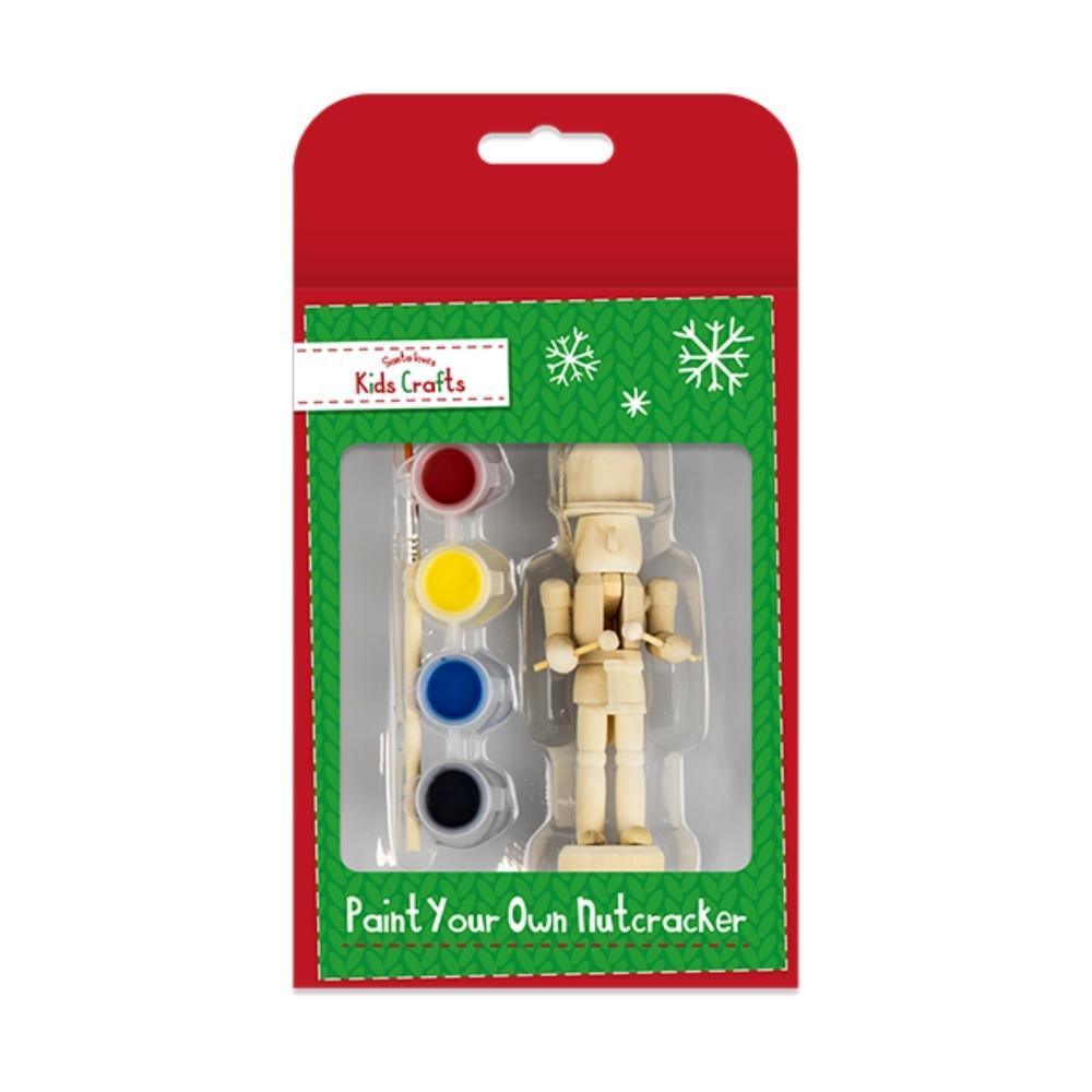Christmas Paint Your Own Nutcracker Kit | Includes Paint & Brush - Choice Stores