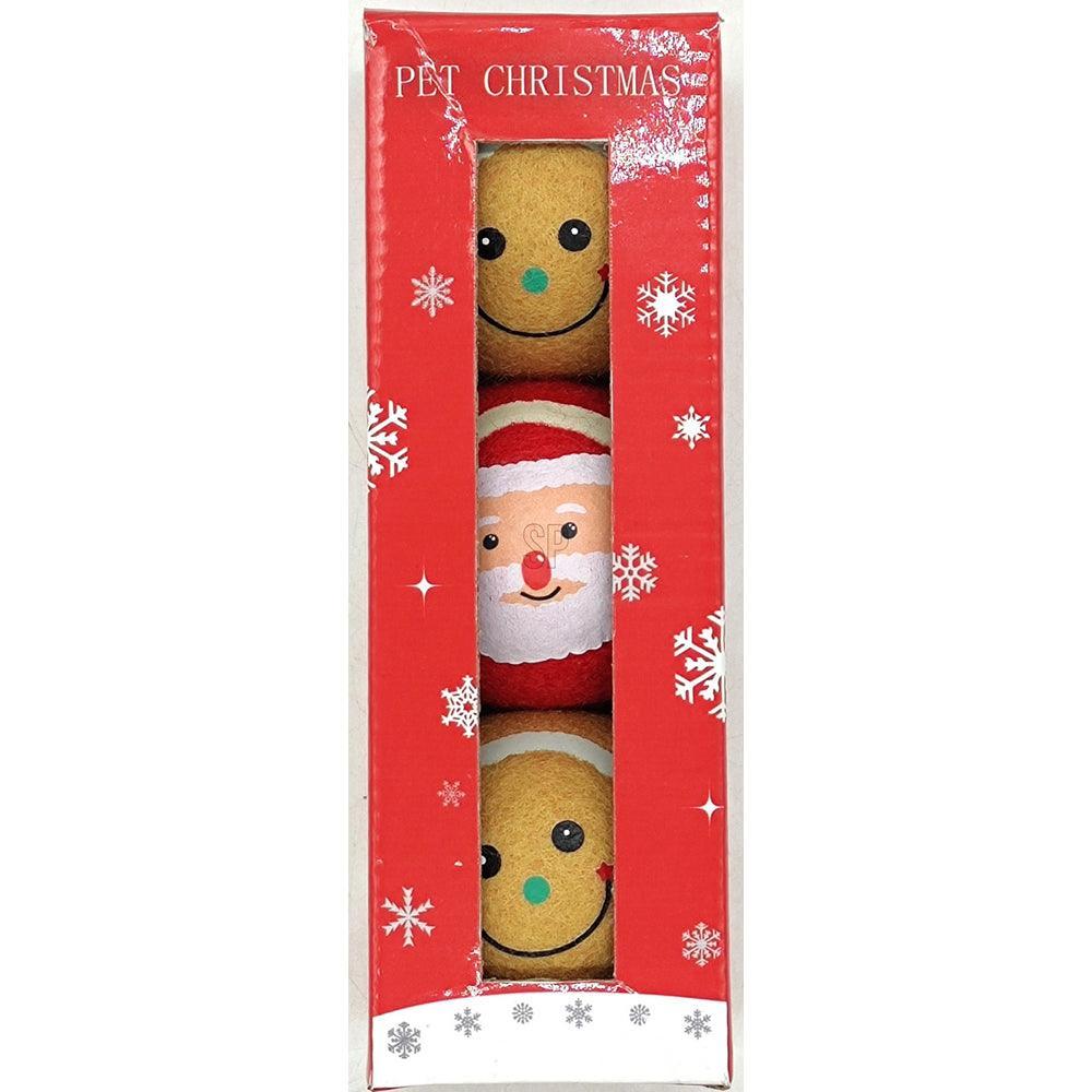 Christmas Tennis Balls for Dogs | Set of 3 - Choice Stores