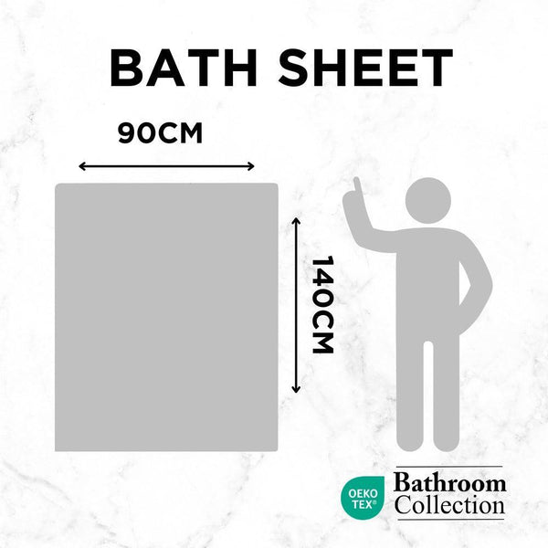 Classic Cotton Bath Sheet | 100% Cotton & Ultra Absorbent | Assorted Colours - Choice Stores