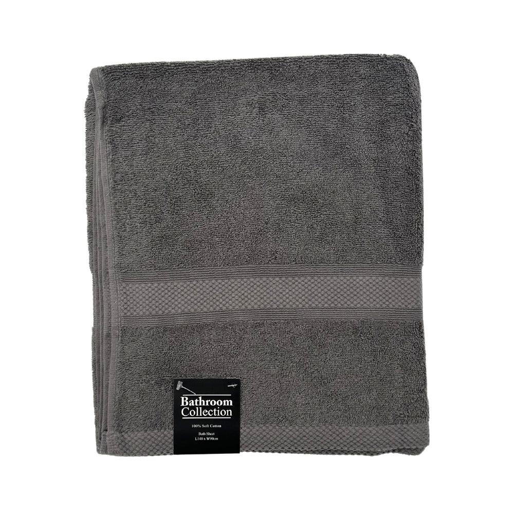 Classic Cotton Bath Sheet | 100% Cotton & Ultra Absorbent | Assorted Colours - Choice Stores