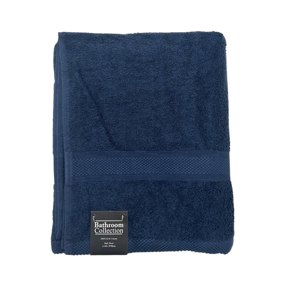 Classic Cotton Bath Sheet | 100% Cotton & Ultra Absorbent | Assorted Colours - Choice Stores