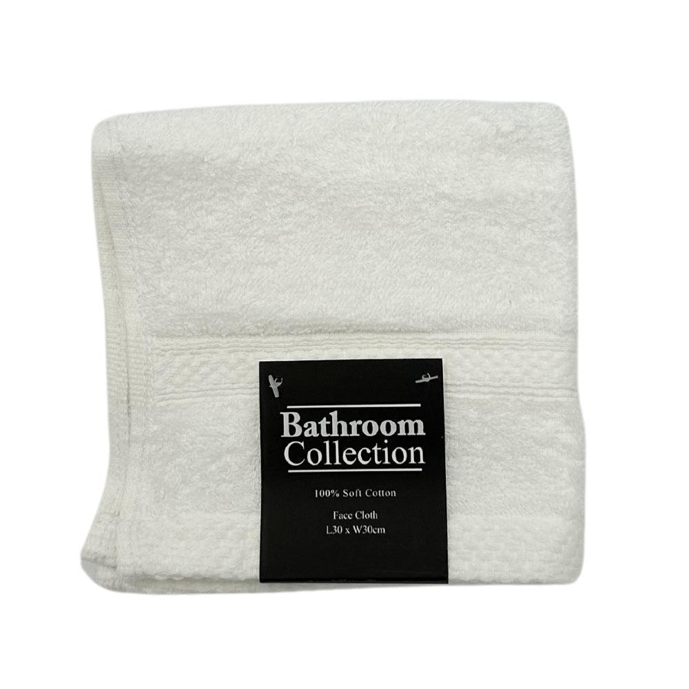 Classic Cotton Face Cloth | 100% Cotton & Ultra Absorbent | Assorted Colours - Choice Stores