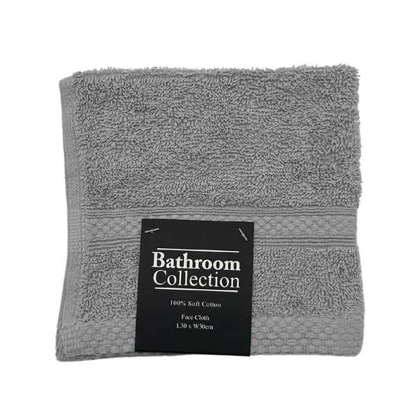 Classic Cotton Face Cloth | 100% Cotton & Ultra Absorbent | Assorted Colours - Choice Stores