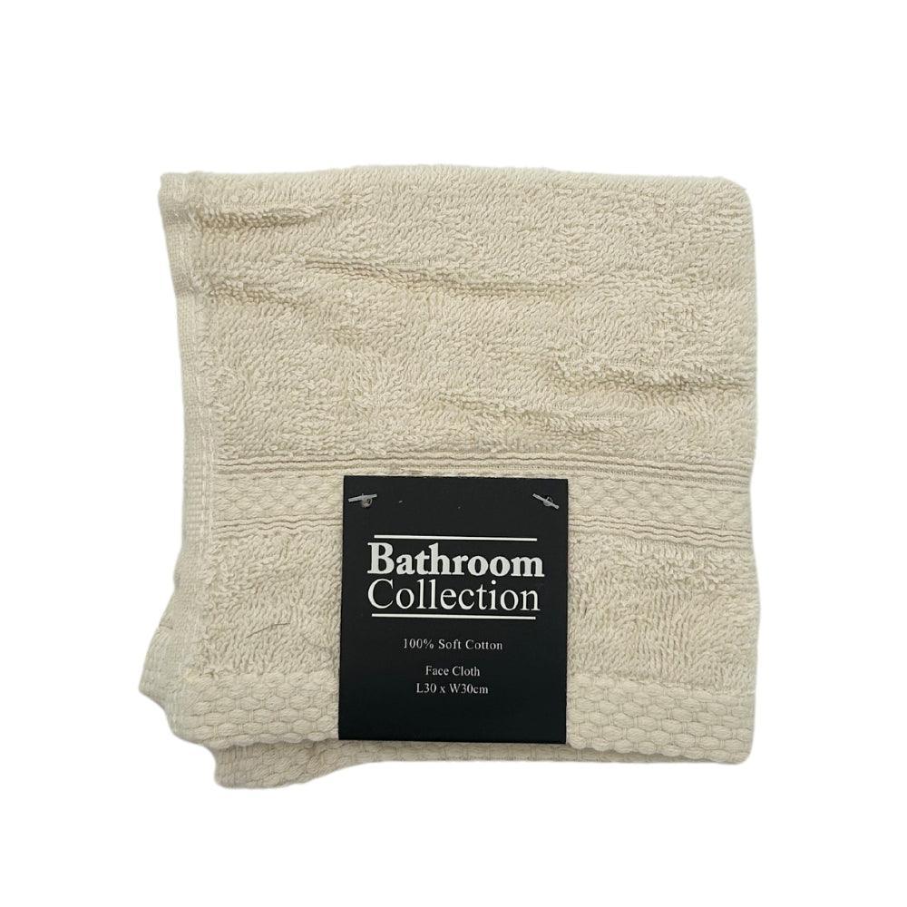 Classic Cotton Face Cloth | 100% Cotton & Ultra Absorbent | Assorted Colours - Choice Stores