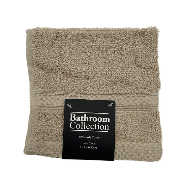 Classic Cotton Face Cloth | 100% Cotton & Ultra Absorbent | Assorted Colours - Choice Stores