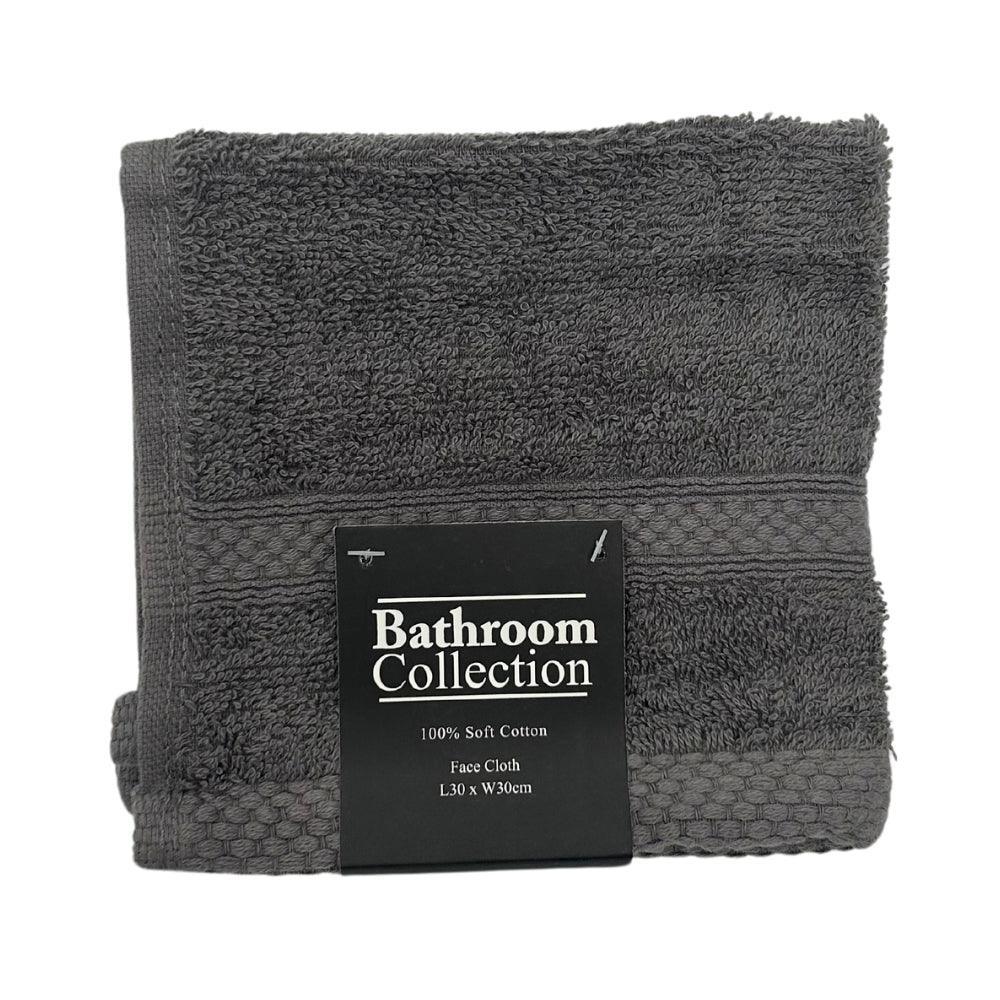 Classic Cotton Face Cloth | 100% Cotton & Ultra Absorbent | Assorted Colours - Choice Stores