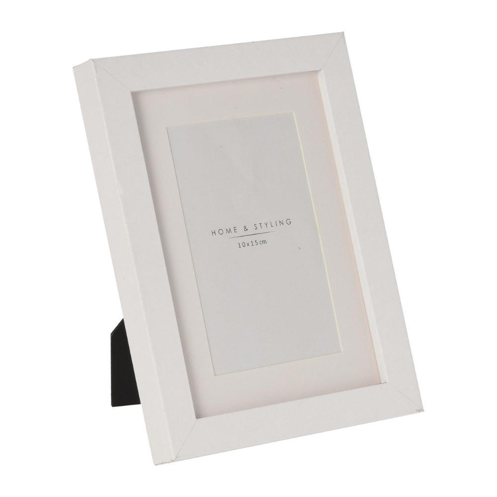 Classic White Photo Frame with Border | 10 x 15 cm - Choice Stores