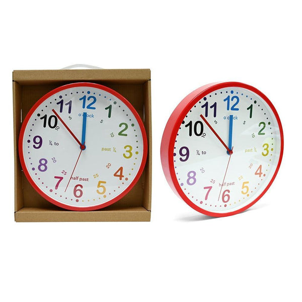 Colourful Educational Kids Clock | 25cm - Choice Stores