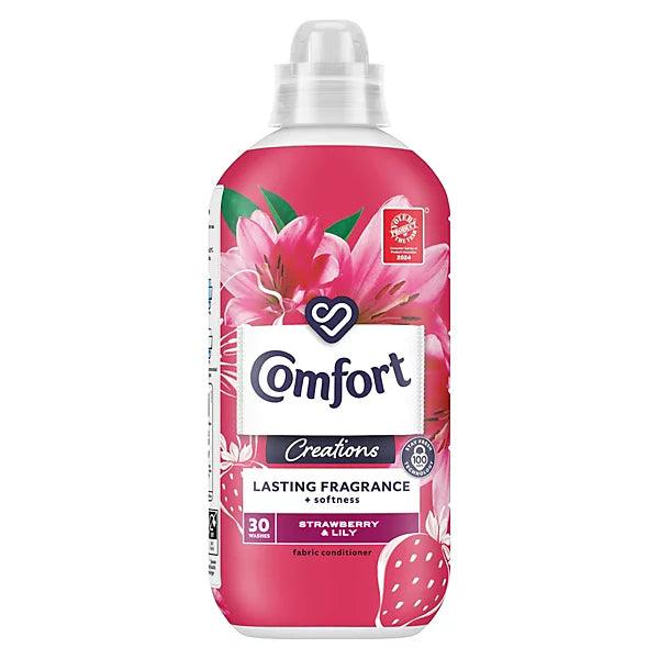 Comfort Creations Strawberry And Lily Fabric Conditioner 30 Wash | 900ml