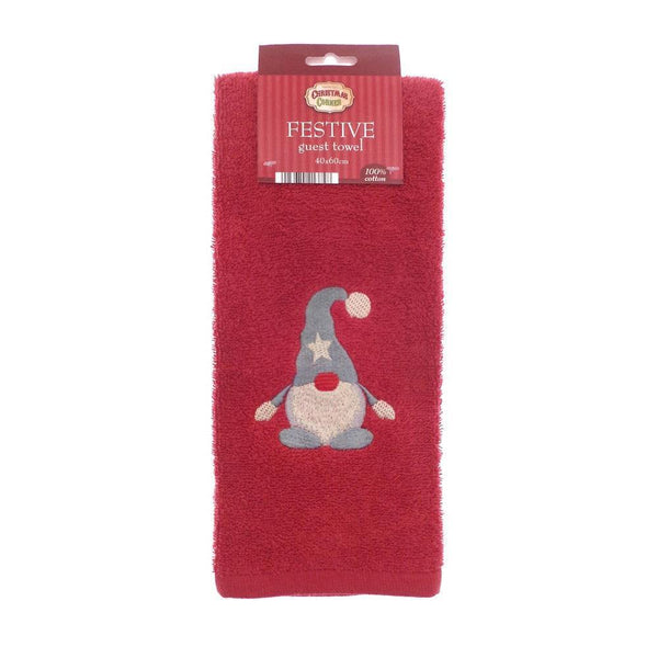 Country Club Festive Gonk Cotton Guest Towel | 60cm - Choice Stores