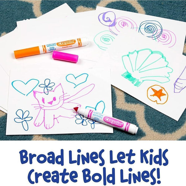 Crayola Ultra-Clean Washable Markers | 8 Pack - Choice Stores