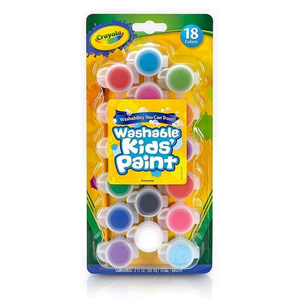 Crayola Washable Kids Paint | 18 Colours - Choice Stores