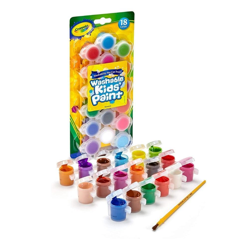 Crayola Washable Kids Paint | 18 Colours - Choice Stores