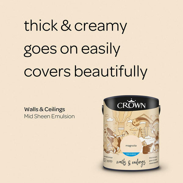 Crown Breatheasy Mid sheen Emulsion Paint | Magnolia - Choice Stores