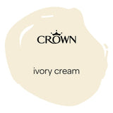 Crown Easyclean Matt Emulsion Paint | Ivory Cream - Choice Stores