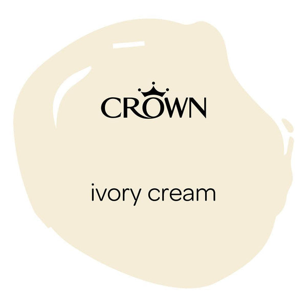 Crown Easyclean Matt Emulsion Paint | Ivory Cream - Choice Stores