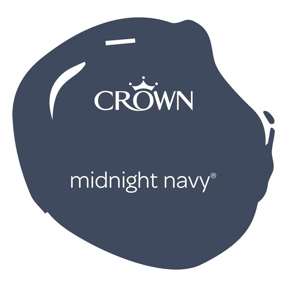 Crown Easyclean Matt Emulsion Paint | Midnight Navy - Choice Stores