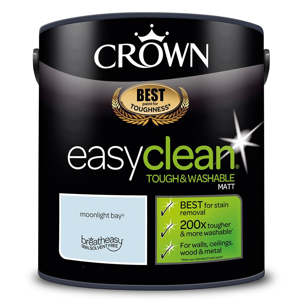 Crown Easyclean Matt Emulsion Paint | Moonlight Bay - Choice Stores