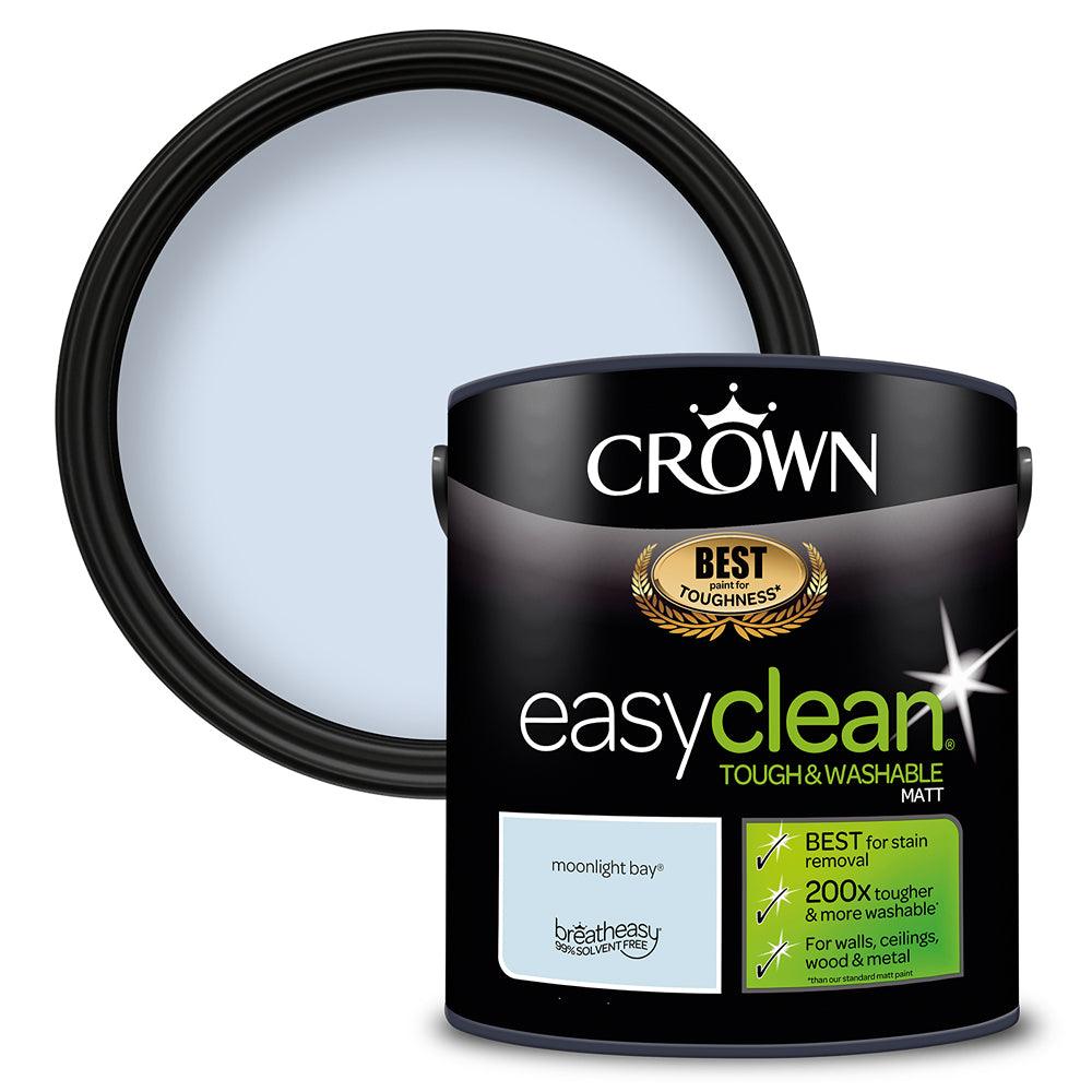 Crown Easyclean Matt Emulsion Paint | Moonlight Bay - Choice Stores