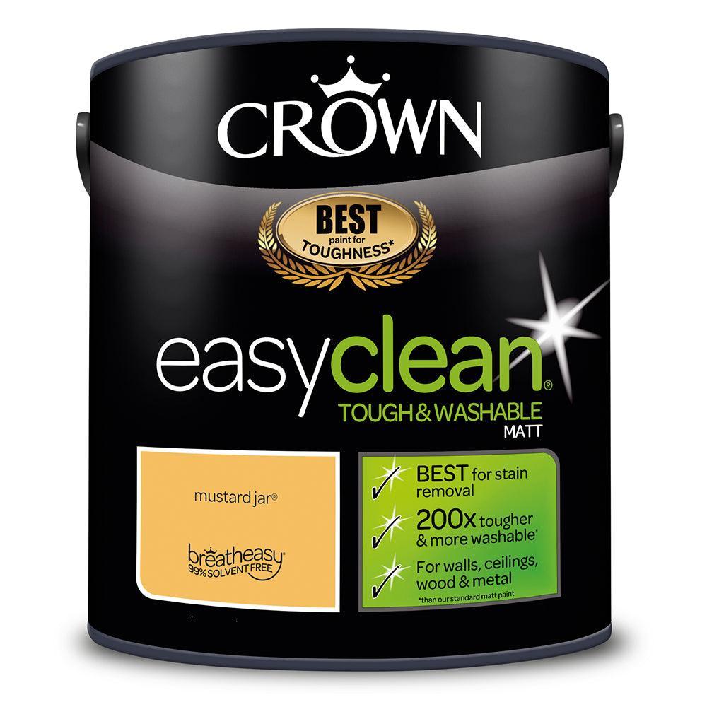 Crown Easyclean Matt Emulsion Paint | Mustard Jar - Choice Stores