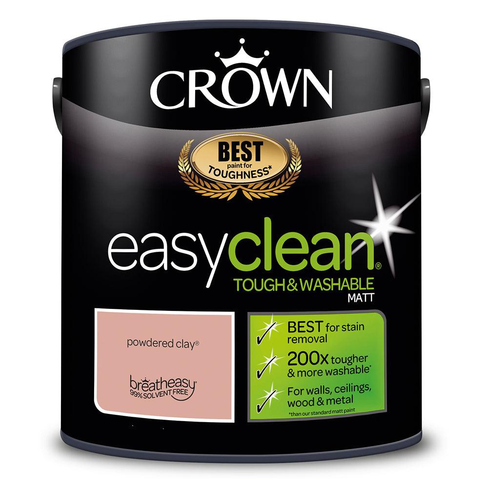 Crown Easyclean Matt Emulsion Paint | Powdered Clay - Choice Stores