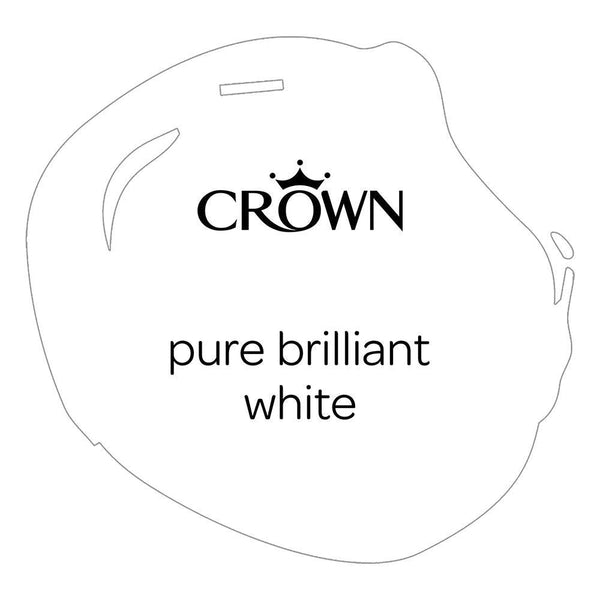 Crown Easyclean Matt Emulsion Paint | Pure Brilliant White - Choice Stores