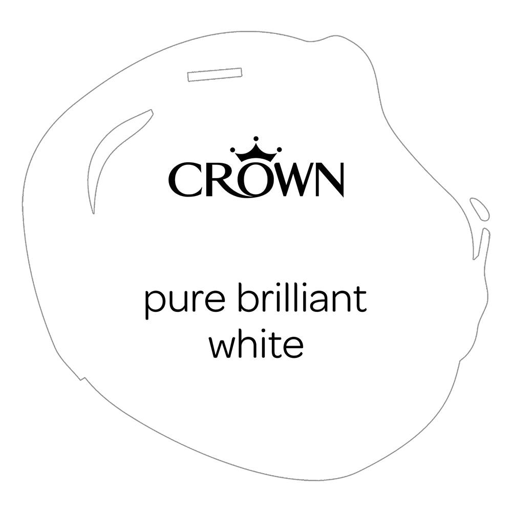 Crown Easyclean Matt Emulsion Paint | Pure Brilliant White - Choice Stores