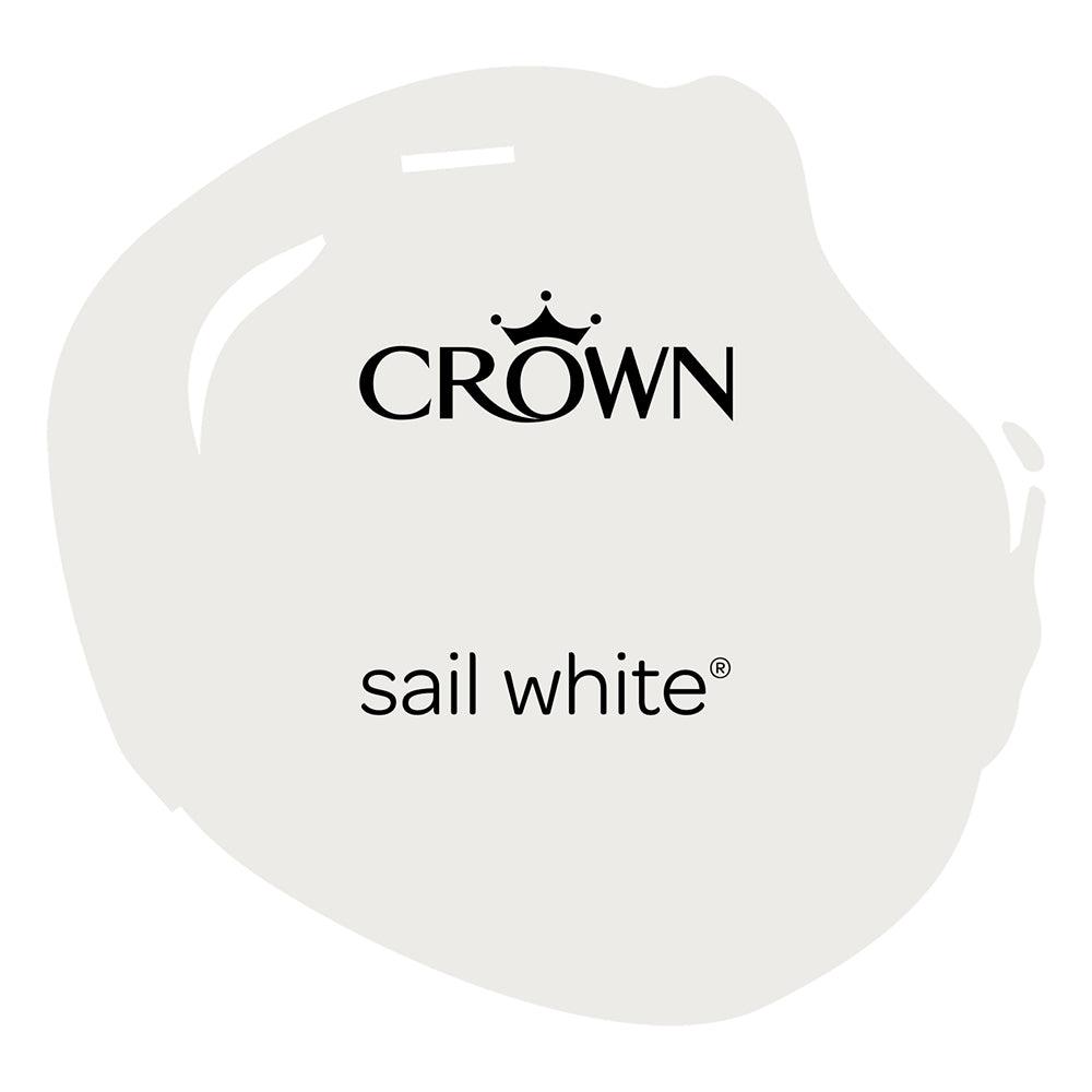 Crown Easyclean Matt Emulsion Paint | Sail White - Choice Stores