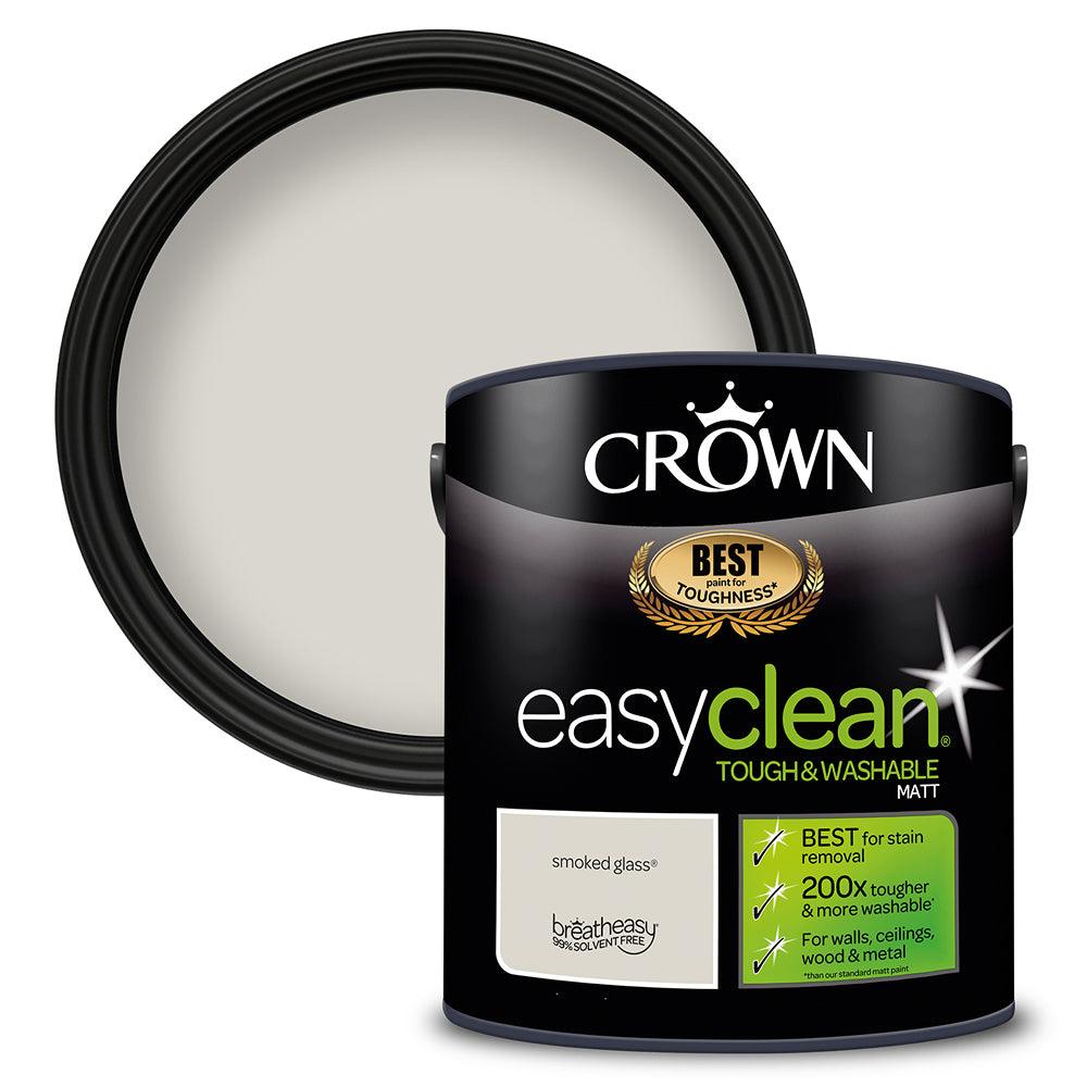 Crown Easyclean Matt Emulsion Paint | Smoked Glass - Choice Stores