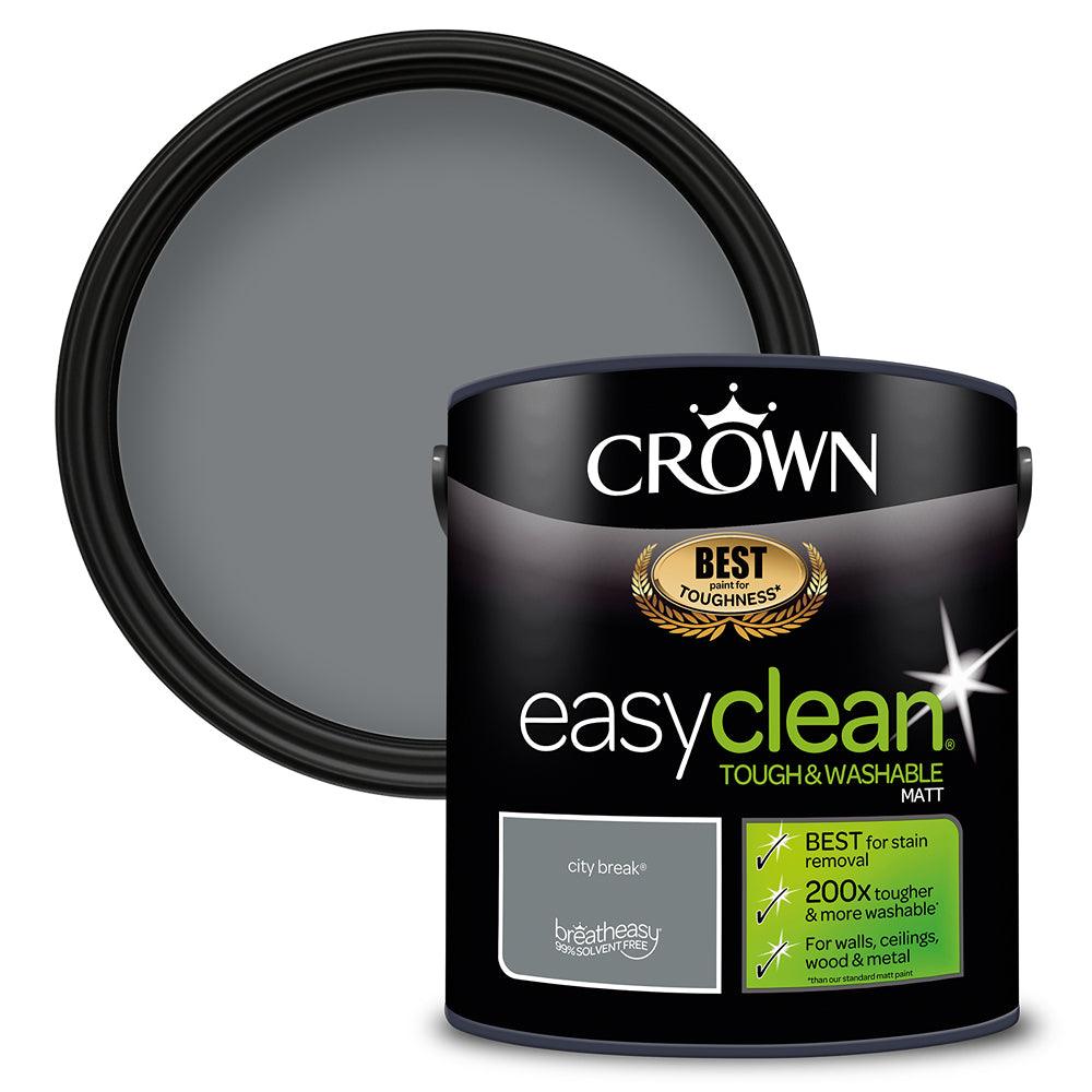 Crown Paints Easyclean Matt Emulsion Paint | City Break - Choice Stores