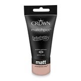 Crown Walls & Ceilings Matt Emulsion | Powdered Clay | 40ml Tester - Choice Stores