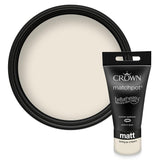 Crown Walls & Ceilings Matt Emulsion Paint | Antique Cream | 40ml Tester - Choice Stores
