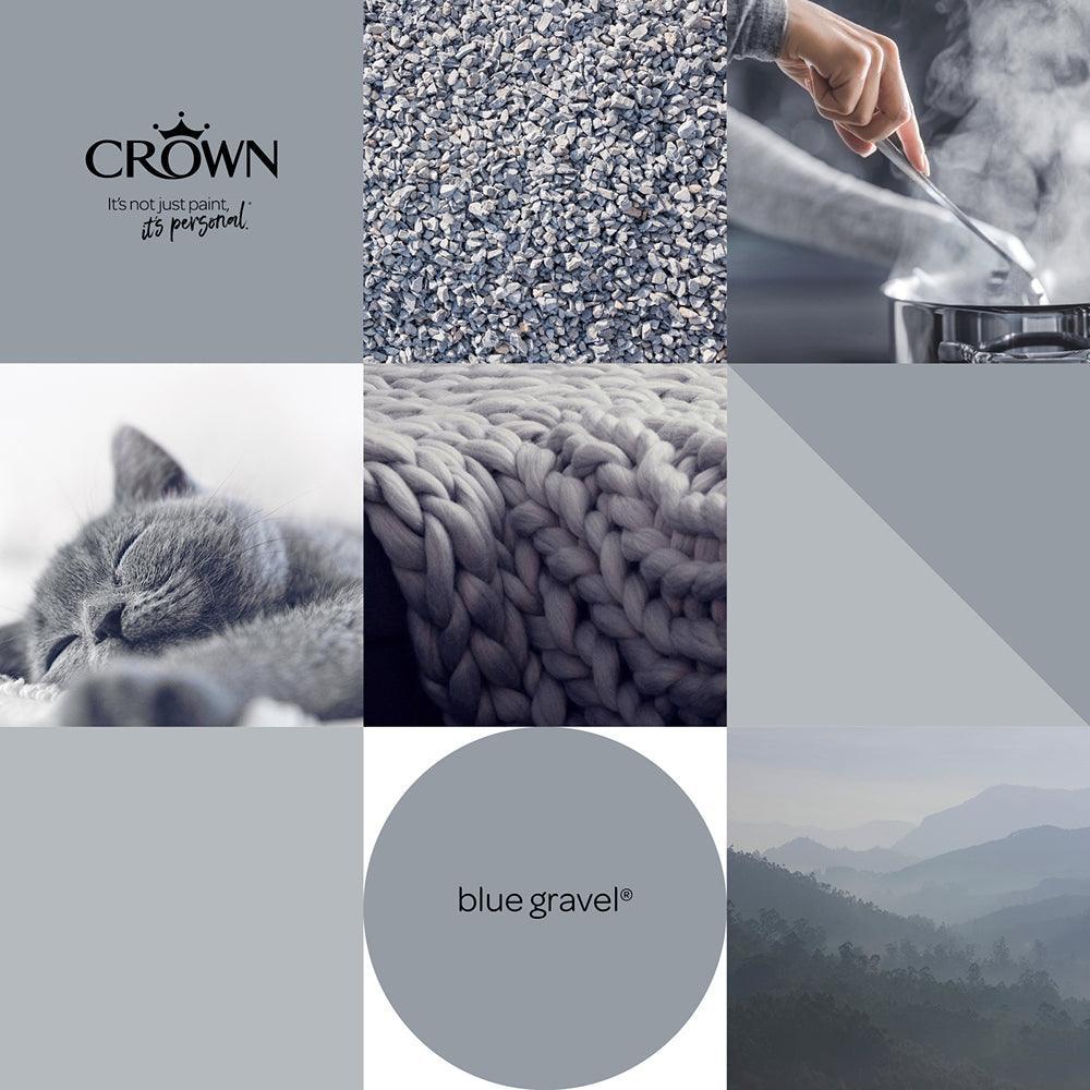 Crown Walls & Ceilings Matt Emulsion Paint | Blue Gravel | 40ml Tester - Choice Stores