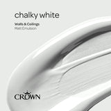Crown Walls & Ceilings Matt Emulsion Paint | Chalky White - Choice Stores
