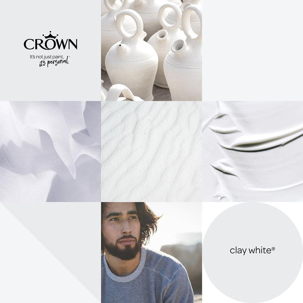 Crown Walls & Ceilings Matt Emulsion Paint | Clay White - Choice Stores
