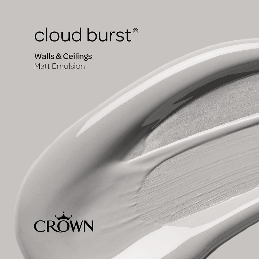 Crown Walls & Ceilings Matt Emulsion Paint | Cloud Burst - Choice Stores
