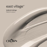 Crown Walls & Ceilings Matt Emulsion Paint | East Village | 40ml Tester - Choice Stores