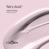 Crown Walls & Ceilings Matt Emulsion Paint | Fairy Dust - Choice Stores