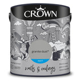 Crown Walls & Ceilings Matt Emulsion Paint | Granite Dust - Choice Stores