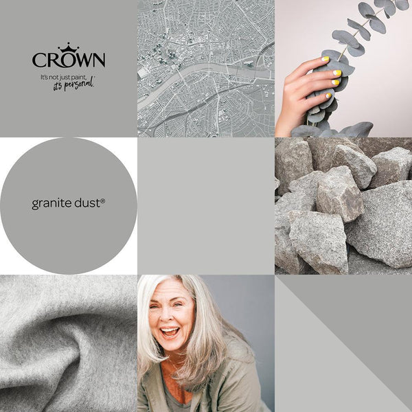Crown Walls & Ceilings Matt Emulsion Paint | Granite Dust - Choice Stores