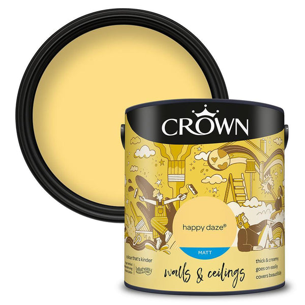 Crown Walls & Ceilings Matt Emulsion Paint | Happy Daze - Choice Stores