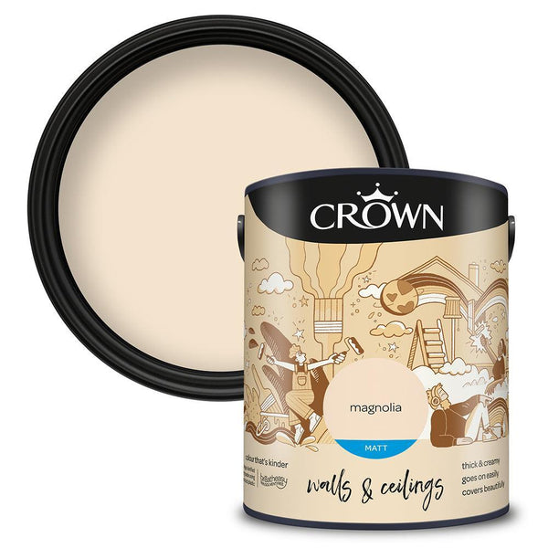 Crown Walls & Ceilings Matt Emulsion Paint | Magnolia - Choice Stores